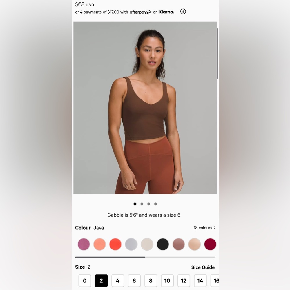 ☕️Lululemon Align Tank Top